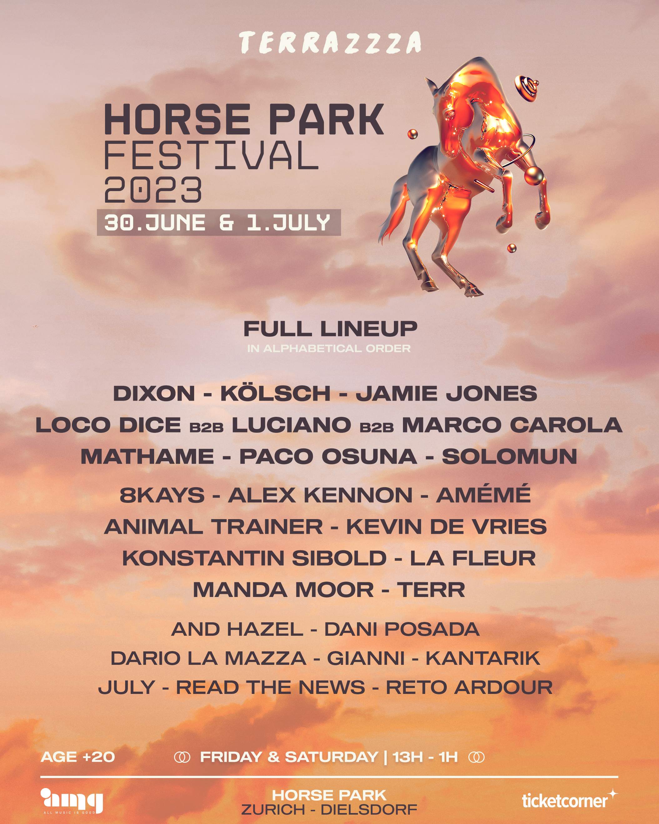 Terrazzza - Horse Park Festival 2023 - フライヤー表