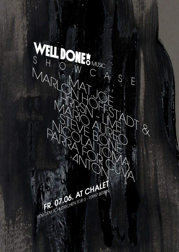 WellDone! Music Labelnight - Página frontal