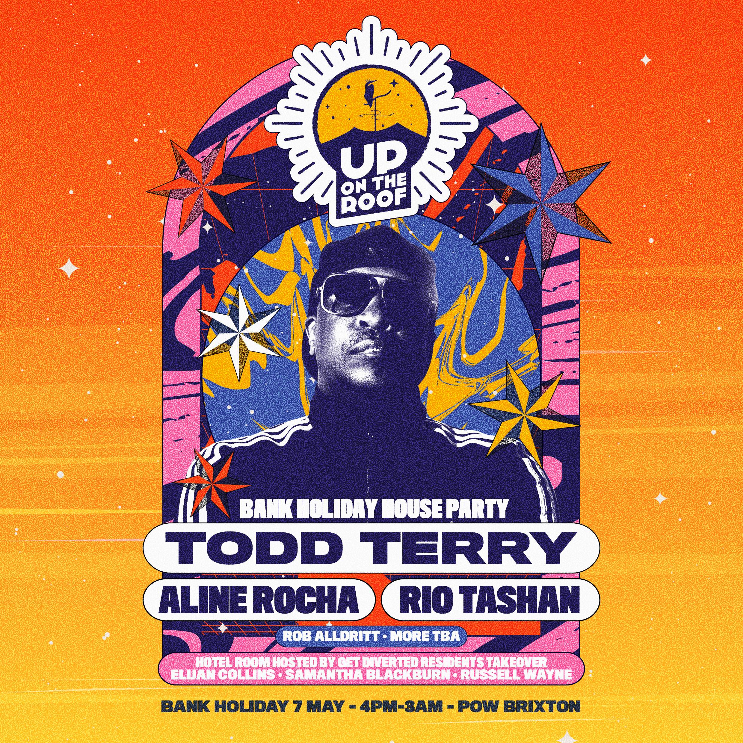 Up On The Roof's House Party with Todd Terry, Aline Rocha & Rio Tashan - Página frontal