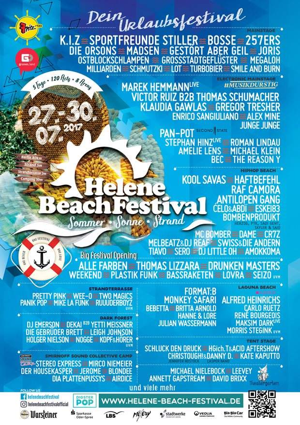 Helene Beach Festival - フライヤー表