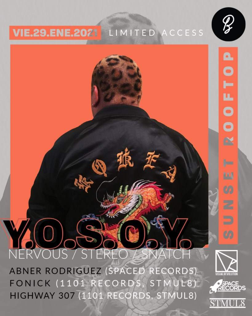 Y.O.S.O.Y at Bali Sunset Rooftop - フライヤー表