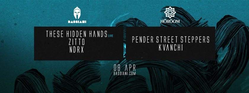 These Hidden Hands, Pender Street Steppers - フライヤー表