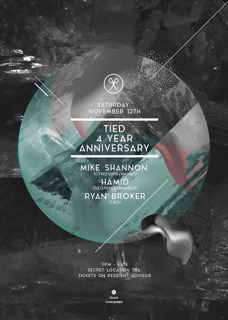 Tied: 4 Year Anniversary with Mike Shannon, Hamid, Ryan Broker - Página frontal