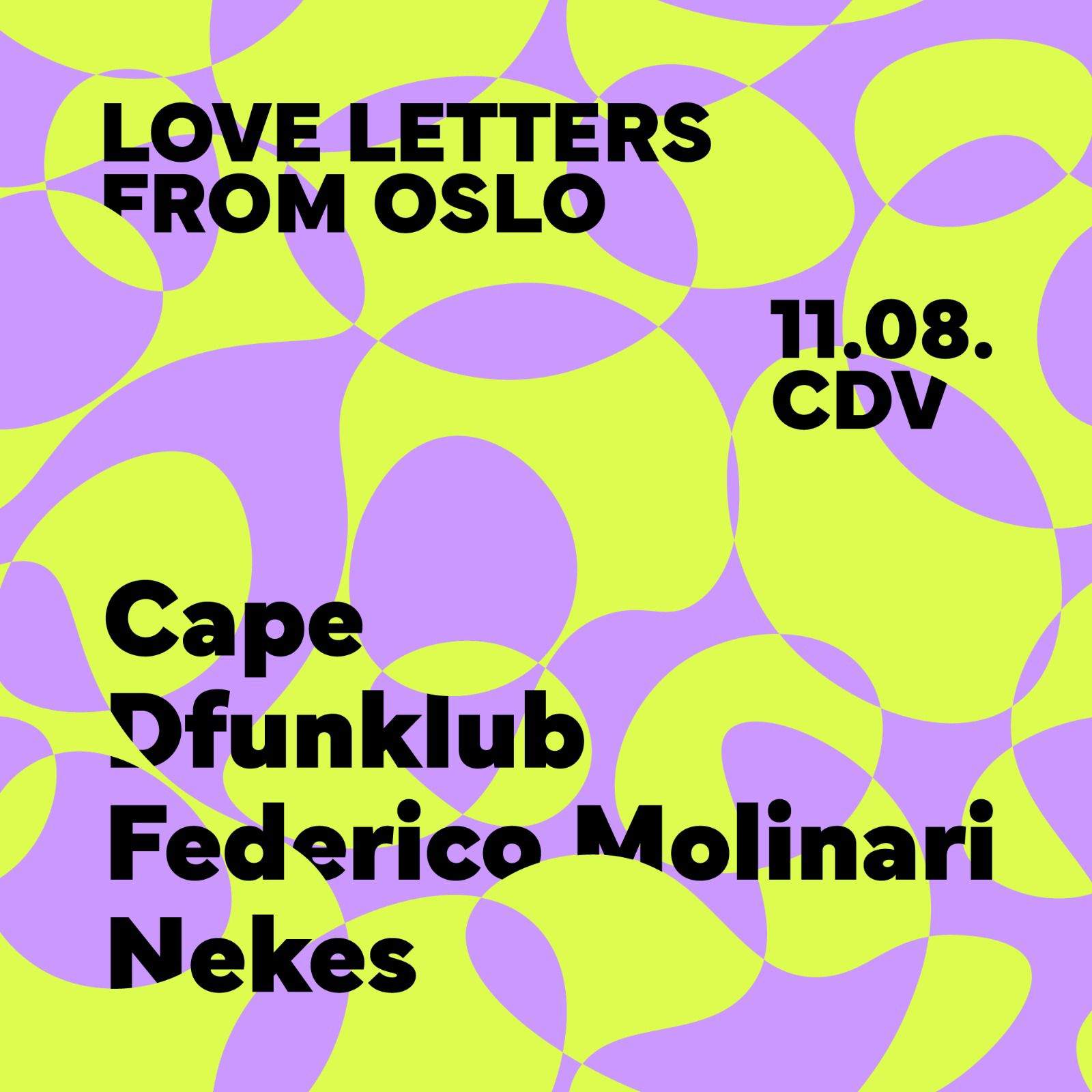 Love Letters From Oslo - フライヤー表