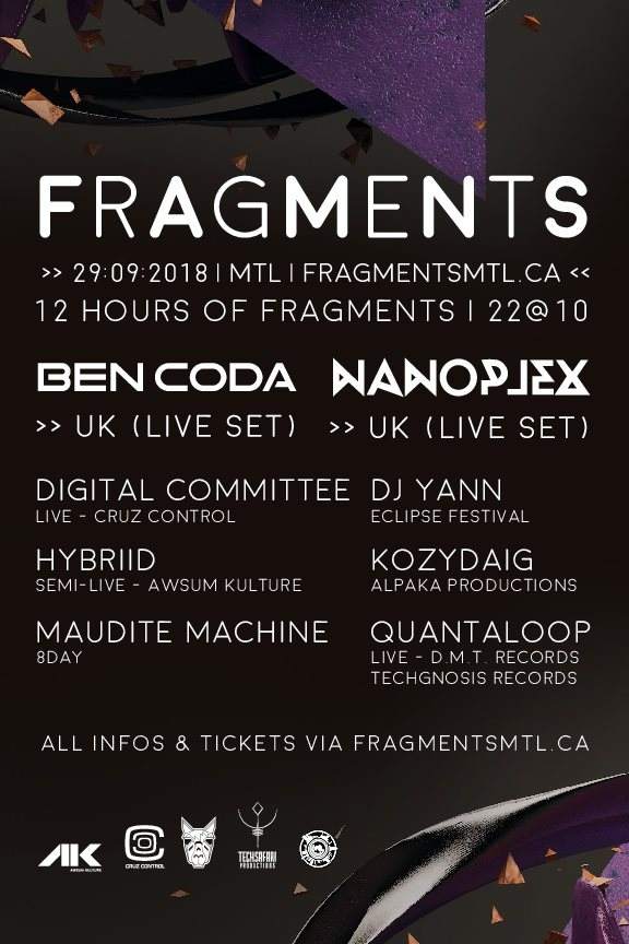 Fragments - Ben Coda Live - Página trasera