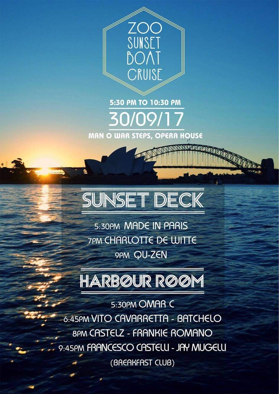 Zoo Project Boat Party Feat. Charlotte De Witte (BEL) - Página trasera
