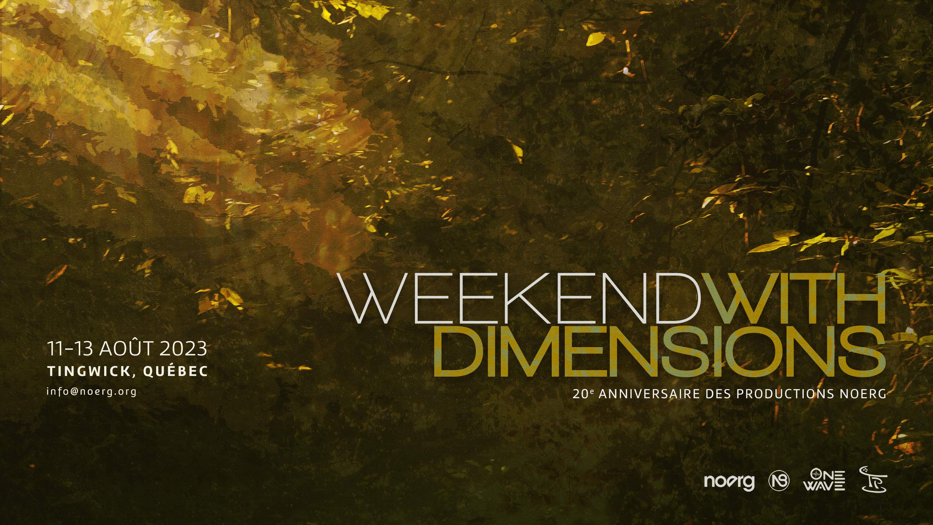 Weekend with Dimensions - フライヤー表