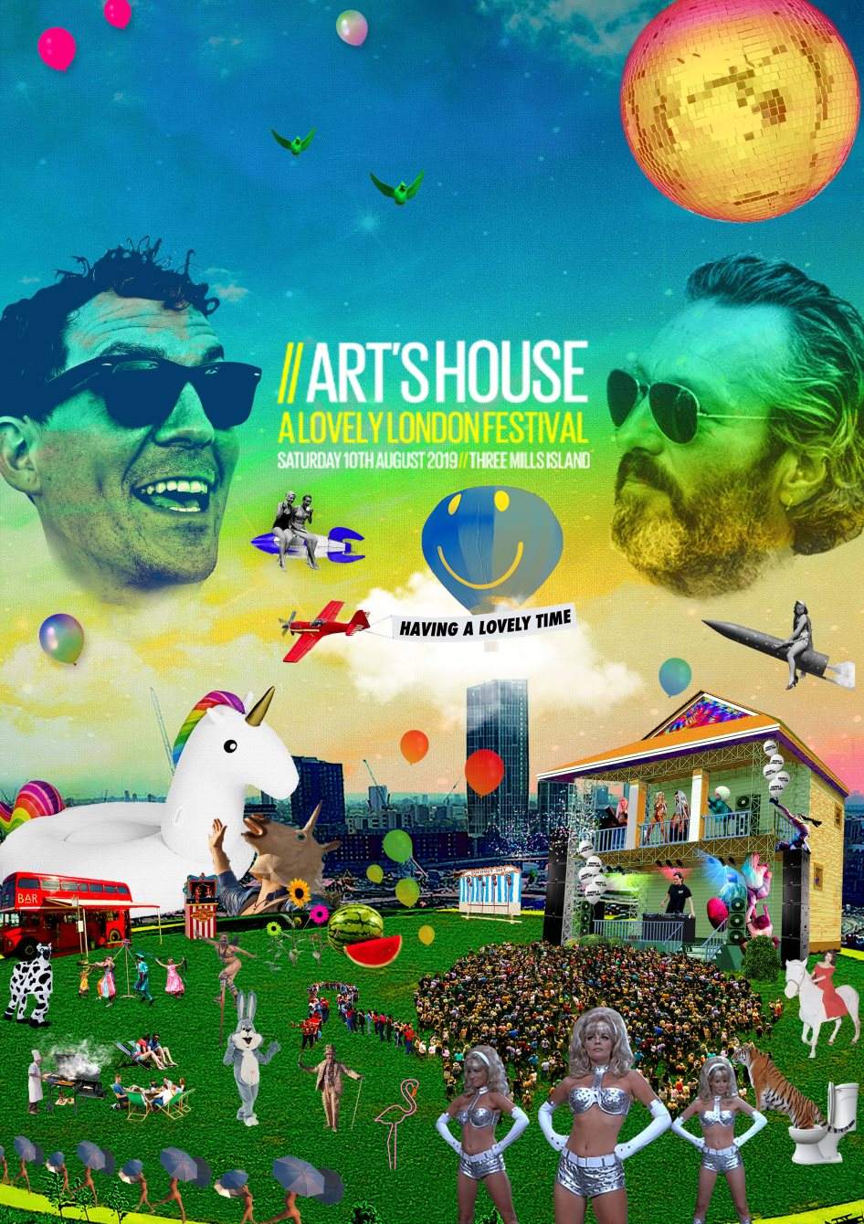 Art's House: A Lovely London Festival with DJ Harvey - フライヤー表