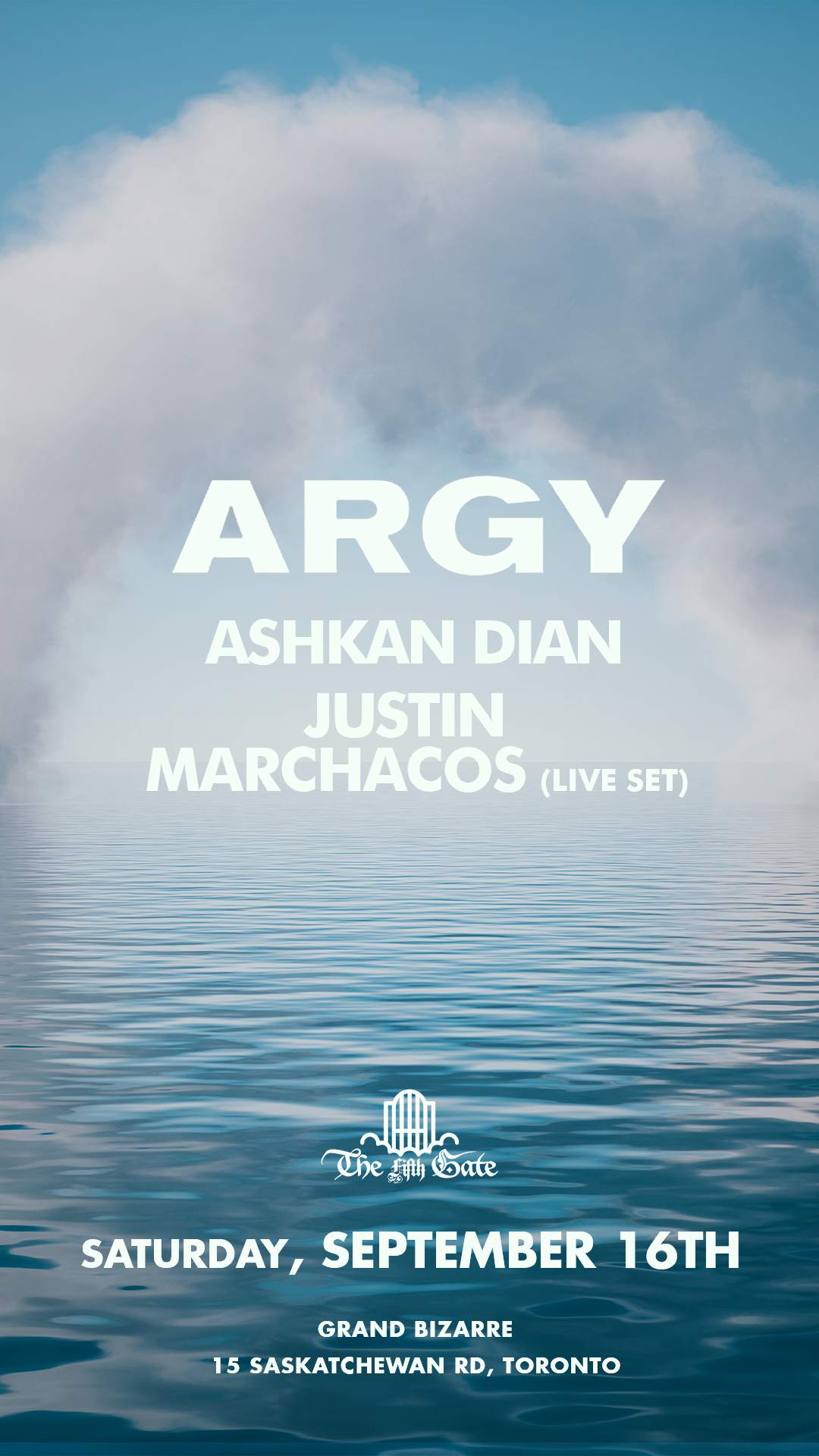 Argy ( Afterlife ) - Ashkan Dian - Justin Marchacos (Live set) - Página frontal