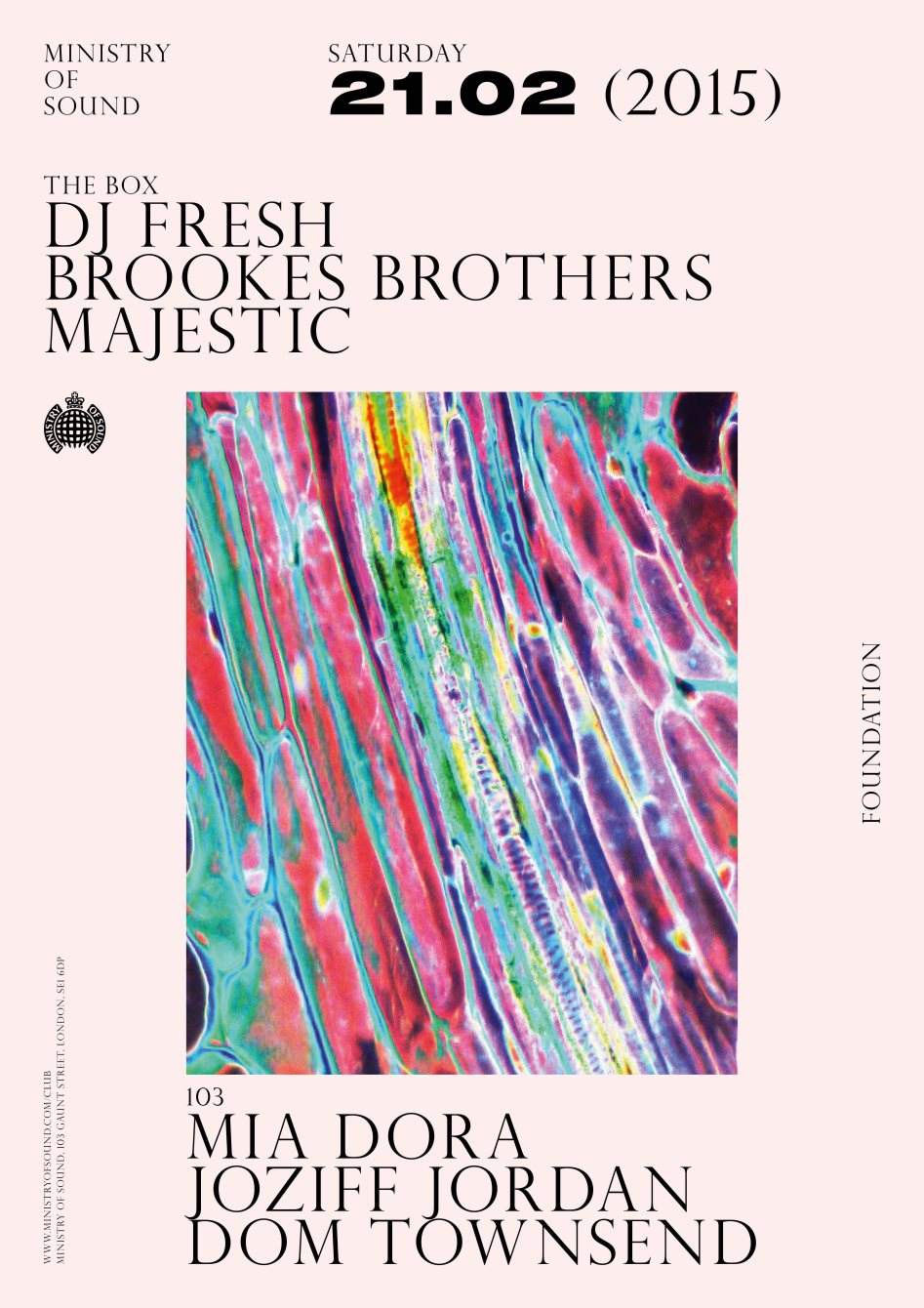DJ Fresh + Brookes Brothers + Majestic + Copy Paste Soul + Mia Dora - Página frontal