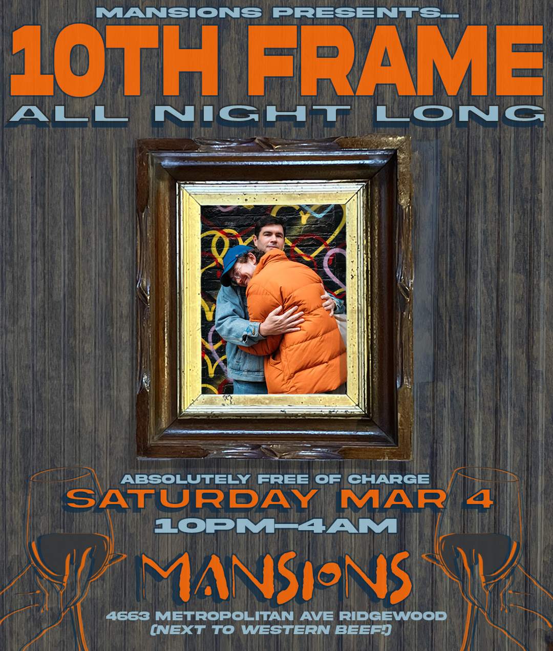 10th Frame All Night Long at Mansions, New York City