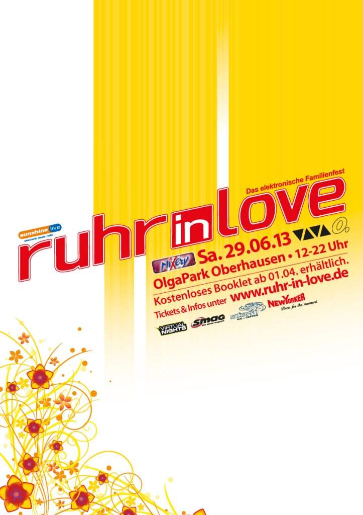 Ruhr In Love 2013 - フライヤー表