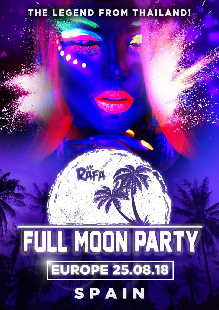 Full Moon Party Spain - フライヤー裏