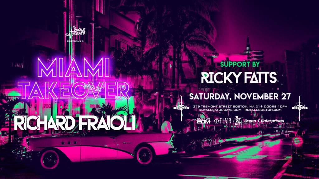 Royale Saturdays - Miami Takeover - フライヤー表