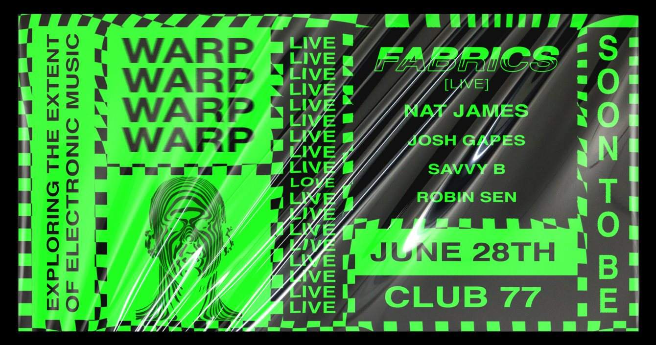 Warp 2.1 feat. Fabrics [LIVE] - Página frontal
