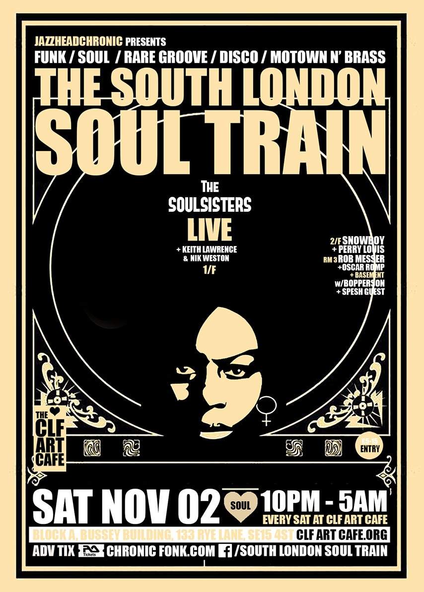 The South London Soul Train with The Soul Sisters (Live) - More - Página frontal