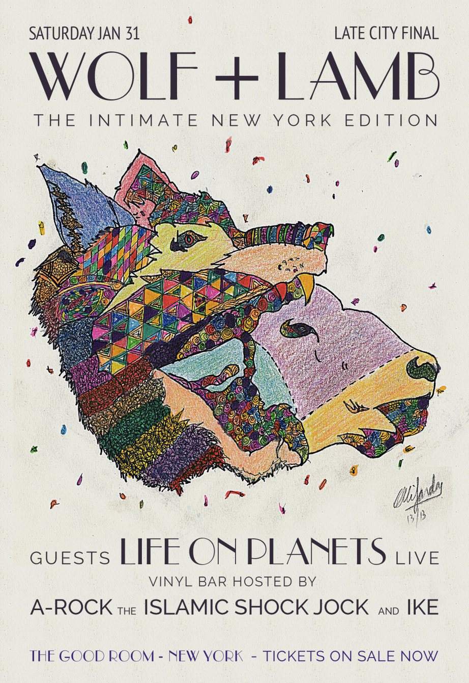 Wolf+Lamb and Life on Planets - The Intimate NYC Edition - Página frontal