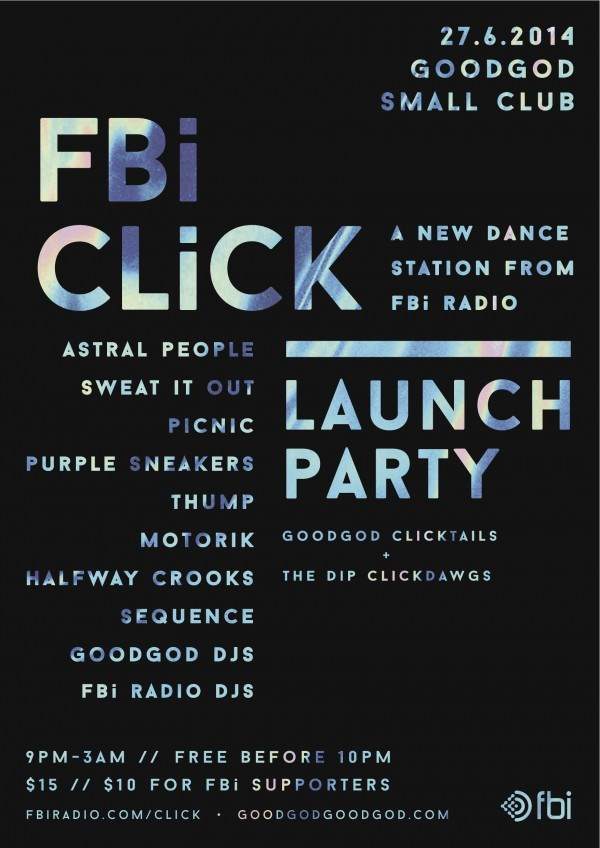 FBi Click Launch Party - Página frontal