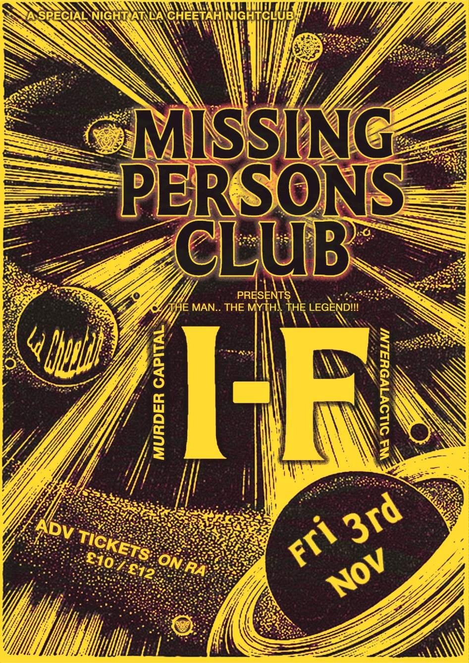 Missing Persons Club presents: I-F - Página frontal