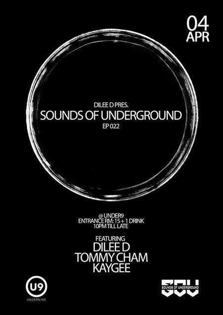 Sounds OF Underground EP 022 - フライヤー表