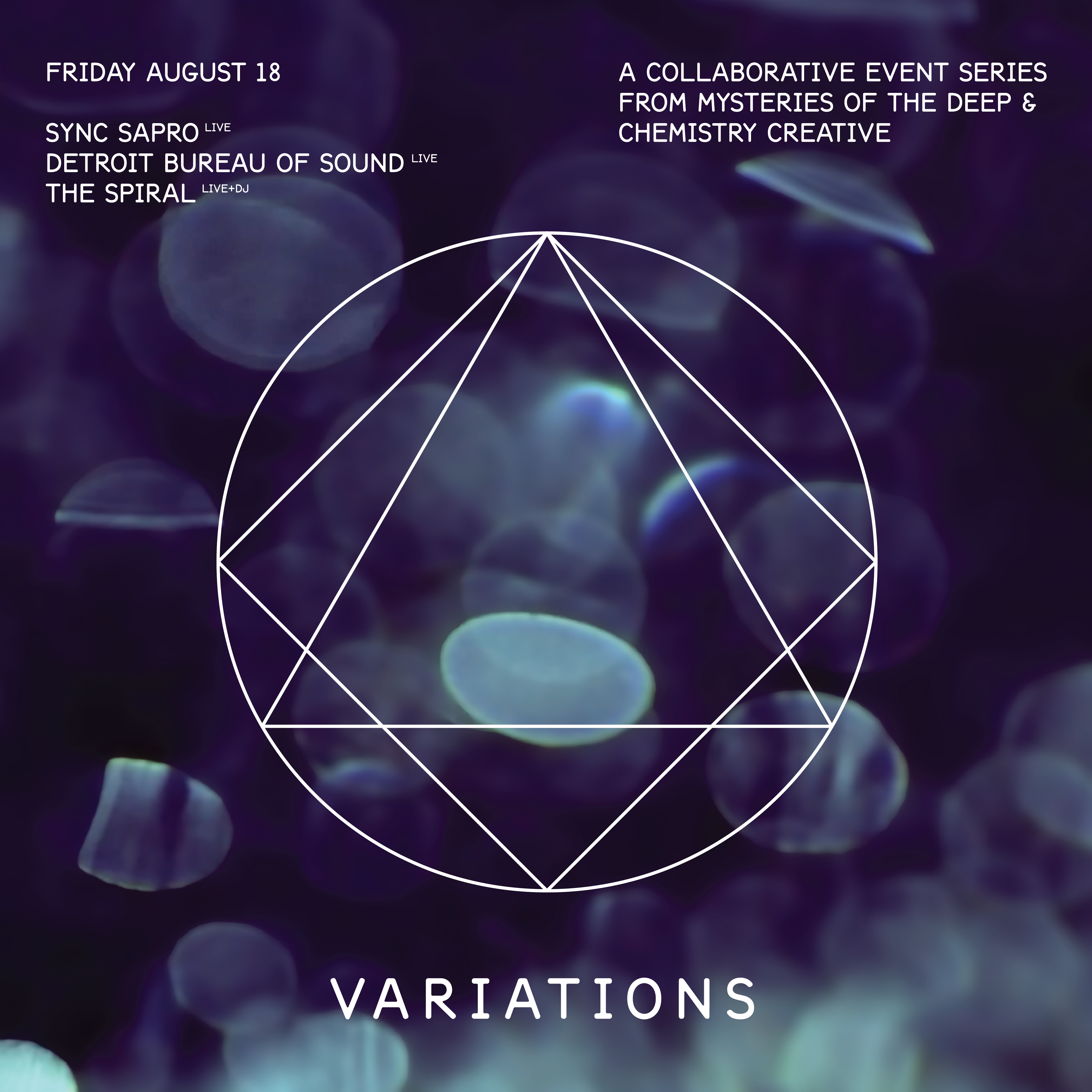 Mysteries Of The Deep & Chemistry Creative present: VARIATIONS - フライヤー表