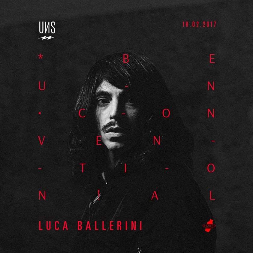 Luca Ballerini at Party Uns - フライヤー裏