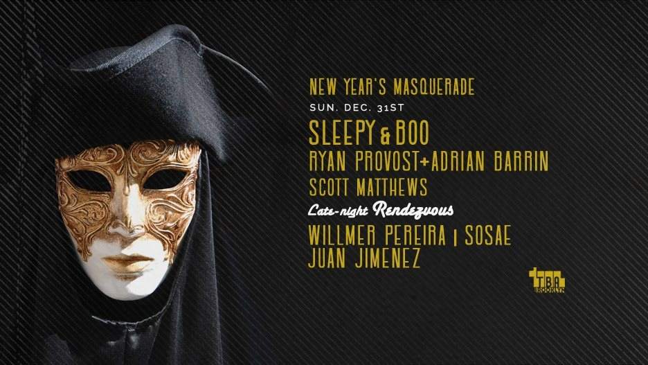 New Year's Masquerade with Sleepy & Boo - フライヤー表