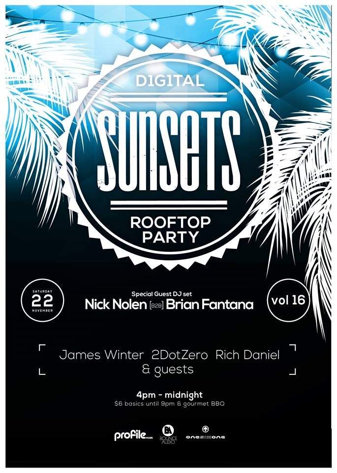 Digital Sunsets Rooftop Party VOL 16 - Página frontal