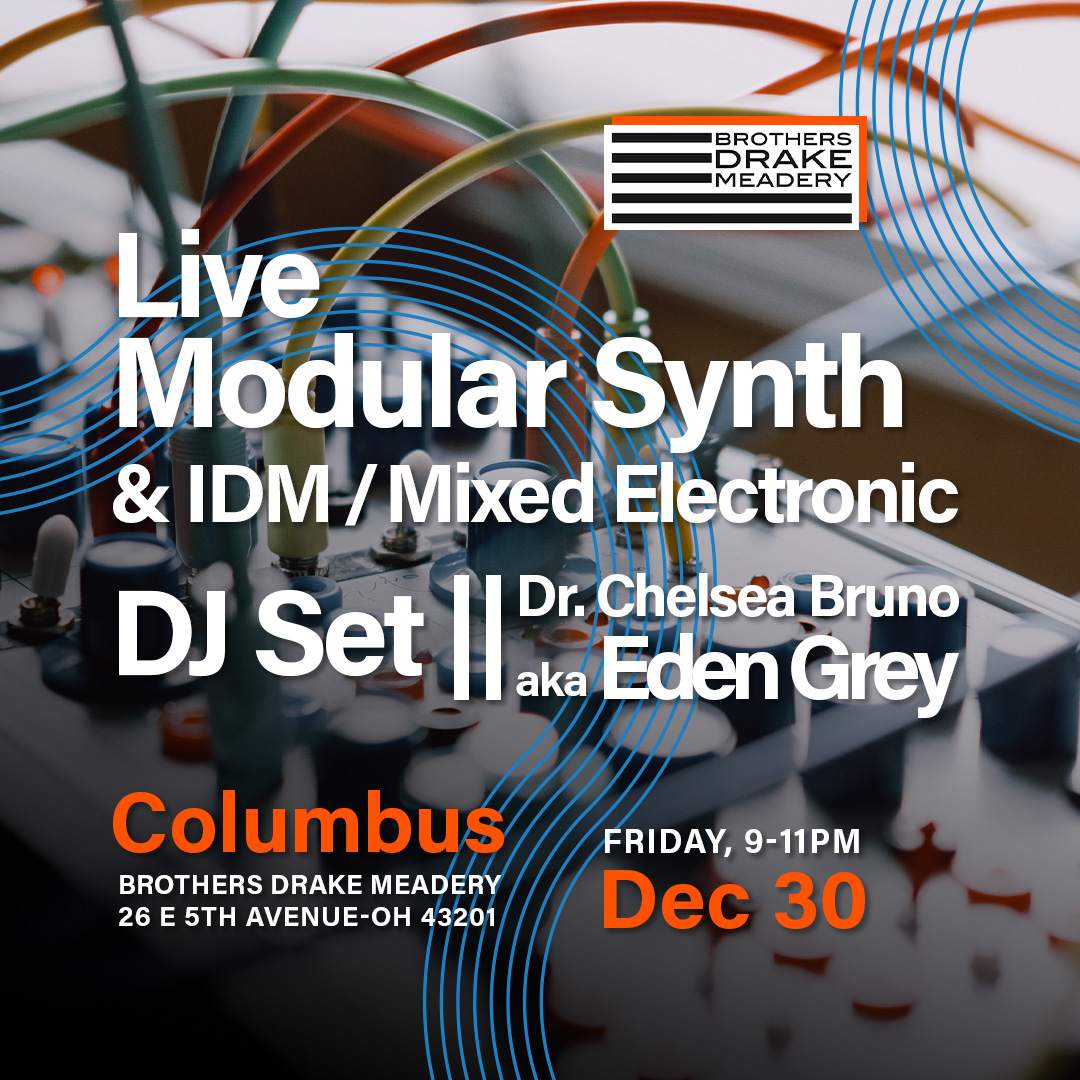 Eden Grey Live Modular Synth & IDM / Mixed Electronic DJ set - フライヤー表