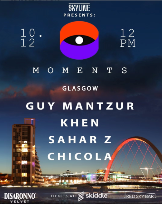 Skyline Presents Moments feat. Guy Mantzur, Khen & more - フライヤー表