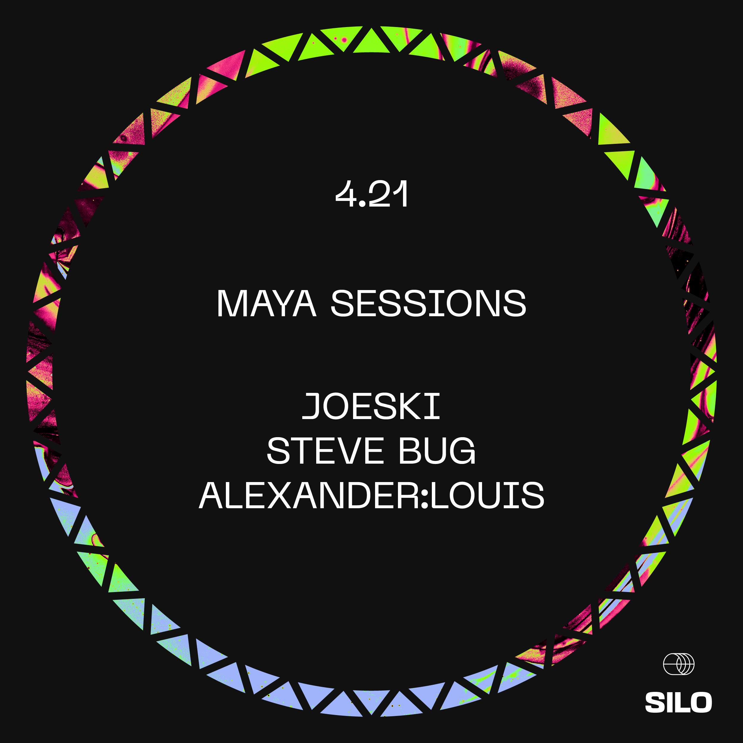 Maya Sessions: Joeski + Steve Bug + alexander:louis - Página frontal