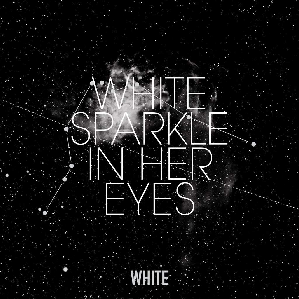 White Sparkle In Her Eyes - Página trasera
