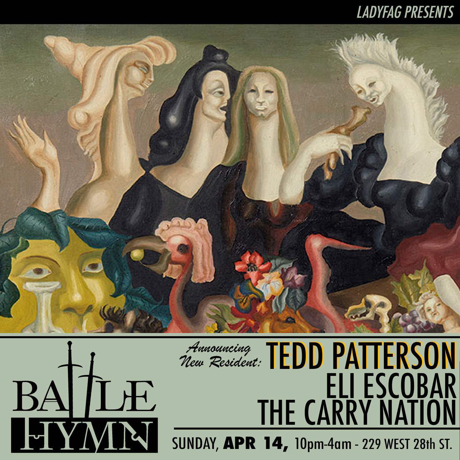 Battle Hymn April (Announcing NEW RESIDENT DJ!) - Página frontal