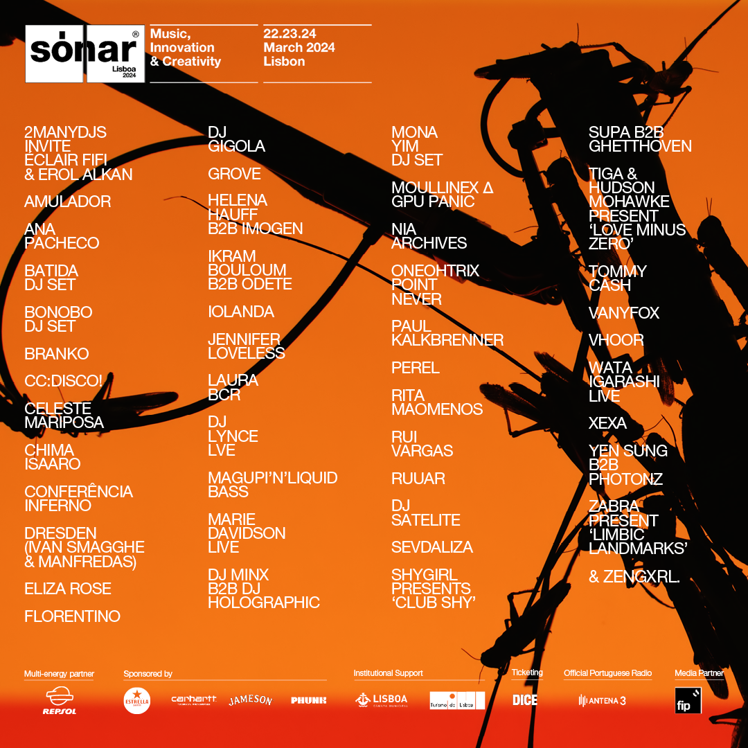 Sónar Lisboa 2024 - フライヤー表