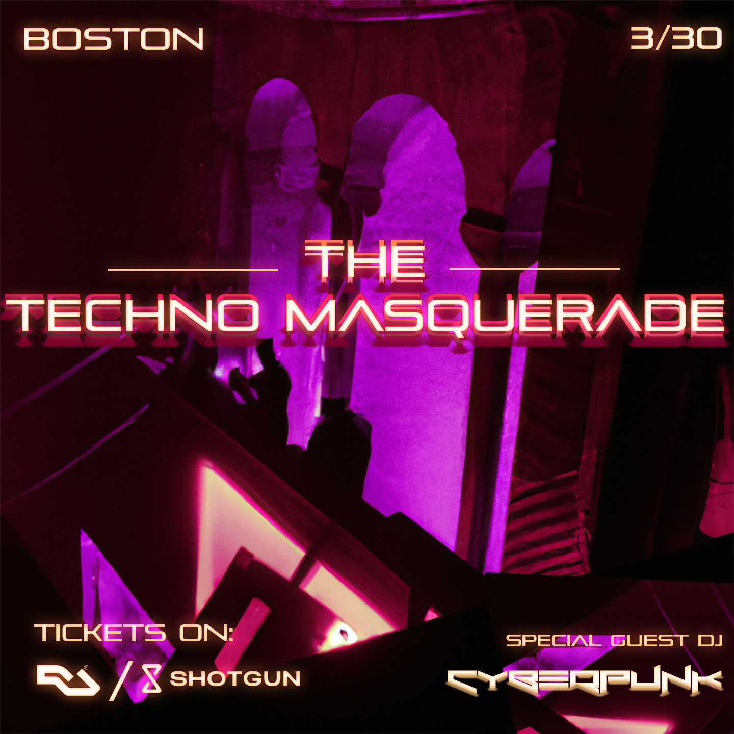 The Techno Masquerade (Rave) - Página frontal