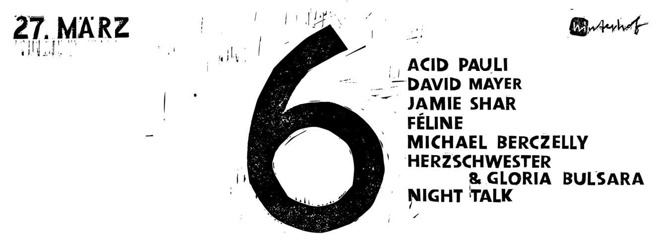 6 Jahre Hinterhof Bar mit Acid Pauli & David Mayer - Página frontal