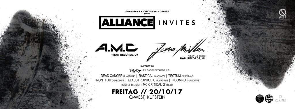 Alliance Invites: A.M.C & June Miller - Página frontal