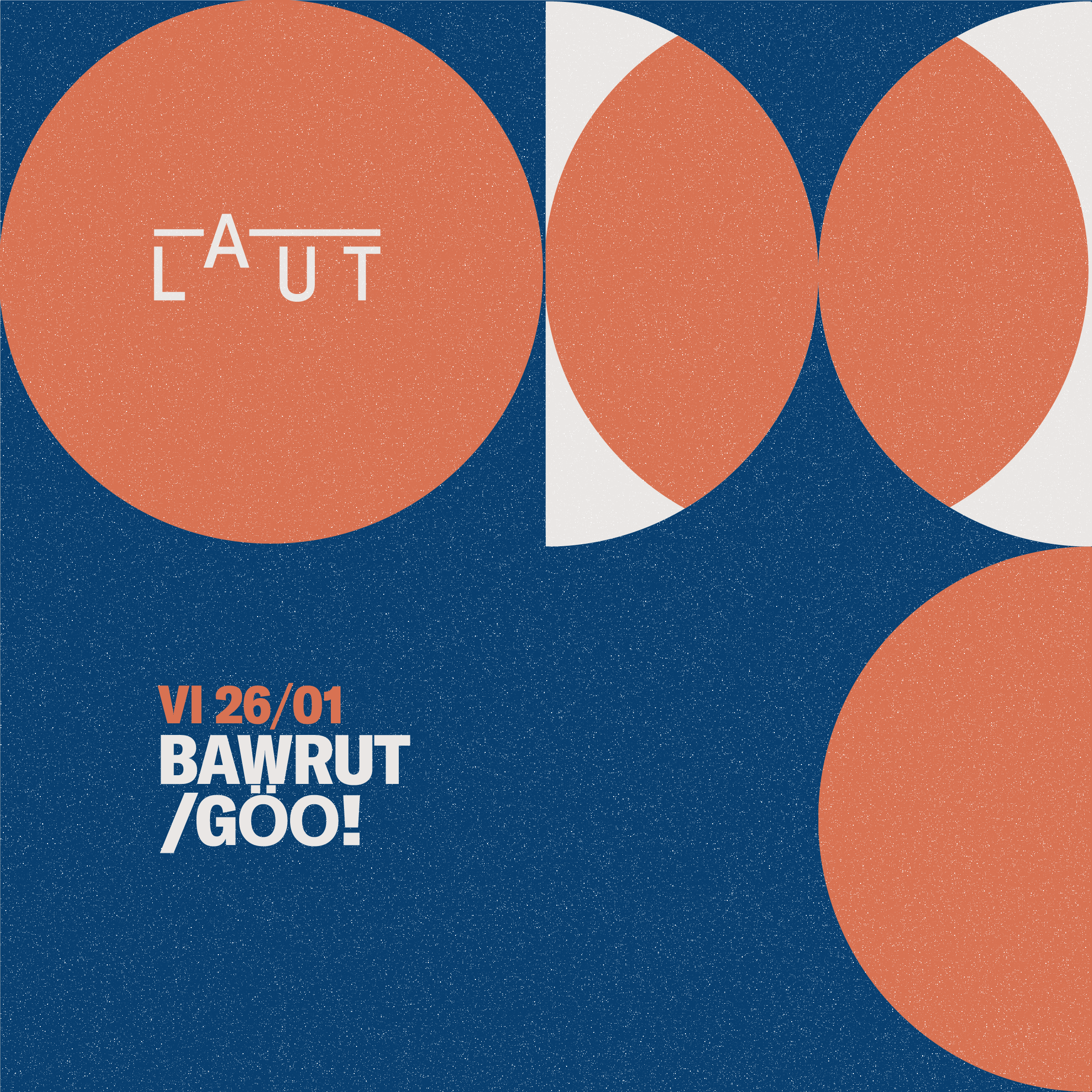Bawrut + Göo - フライヤー表