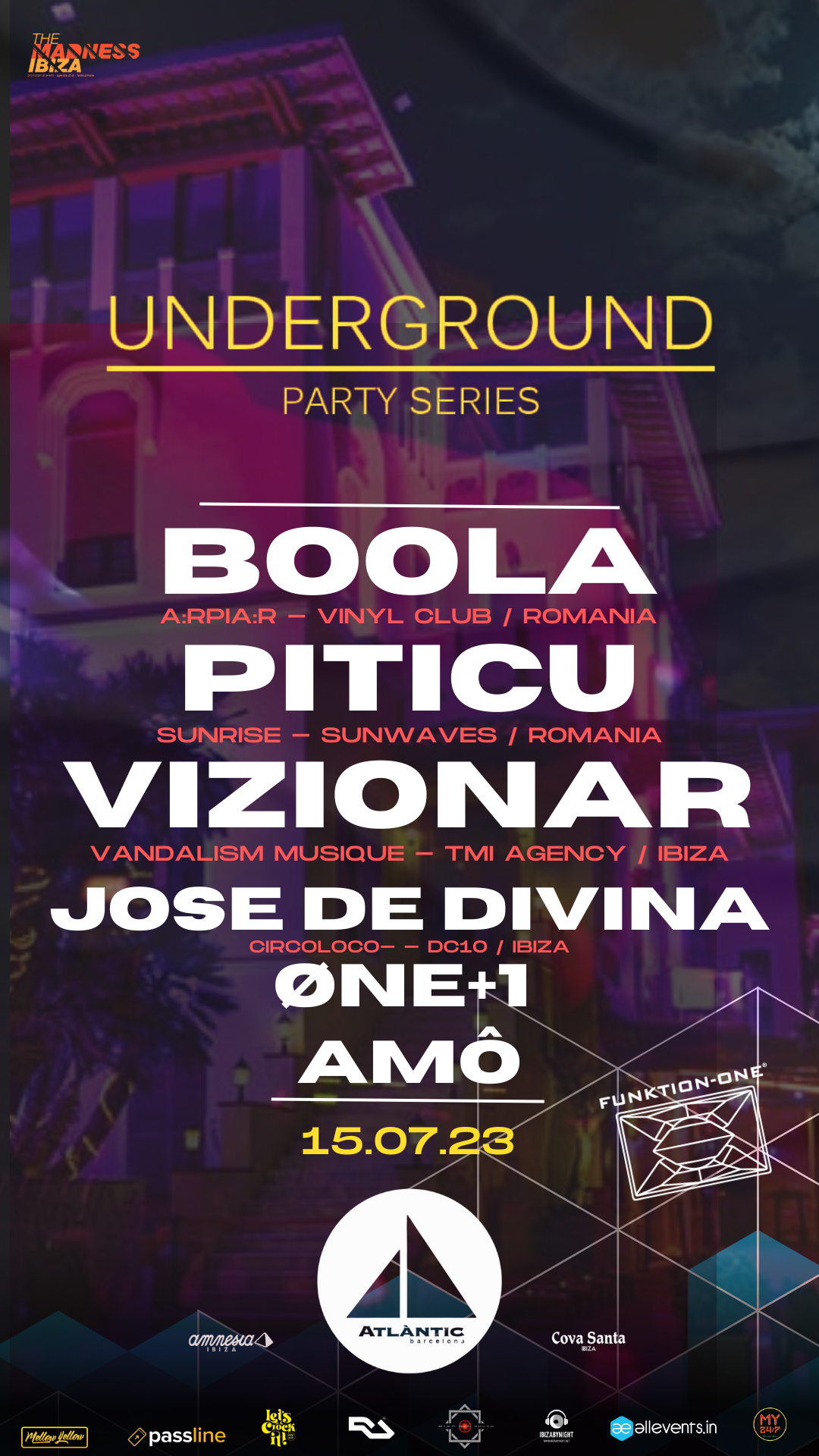 Ups! #08 at Atlántic club [Underground Party Series] - フライヤー表
