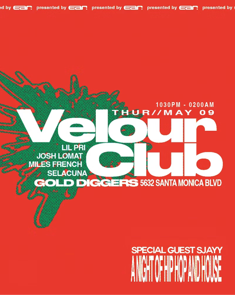 Velour Club @ Gold Diggers - Página frontal