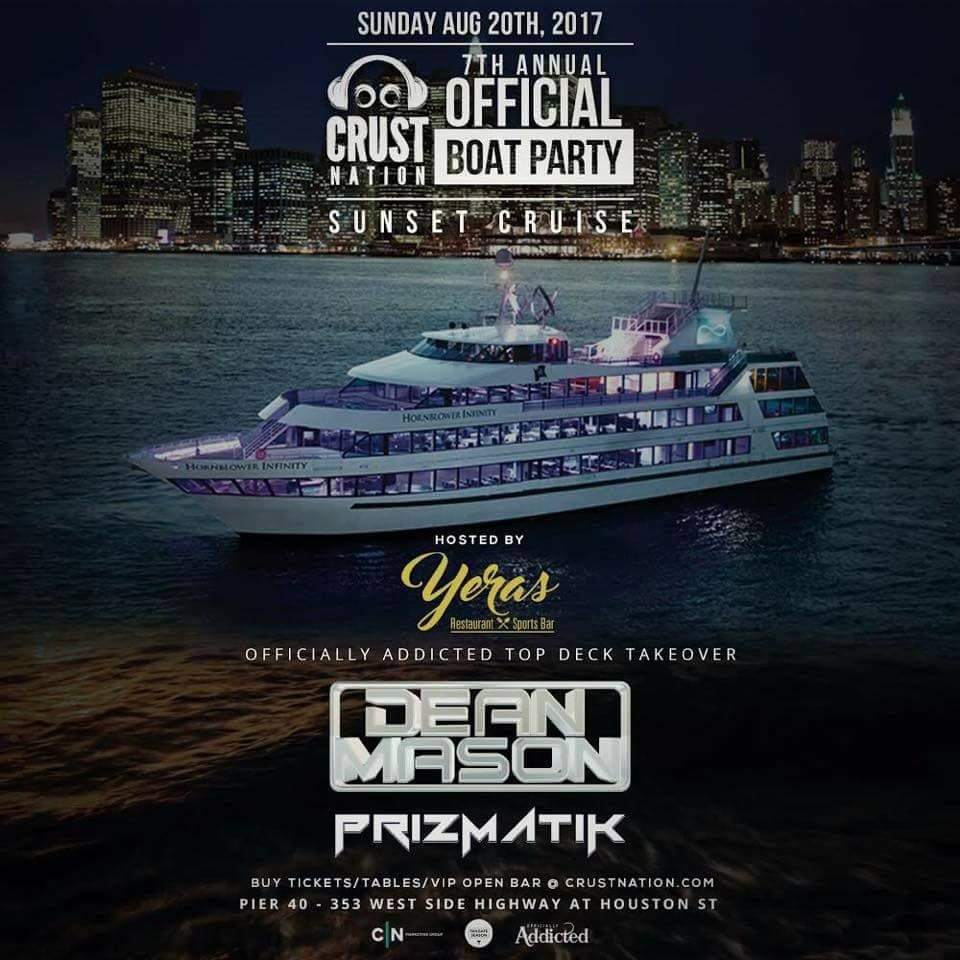 Officially Addicted Top Deck Takeover Yacht Party - Página frontal