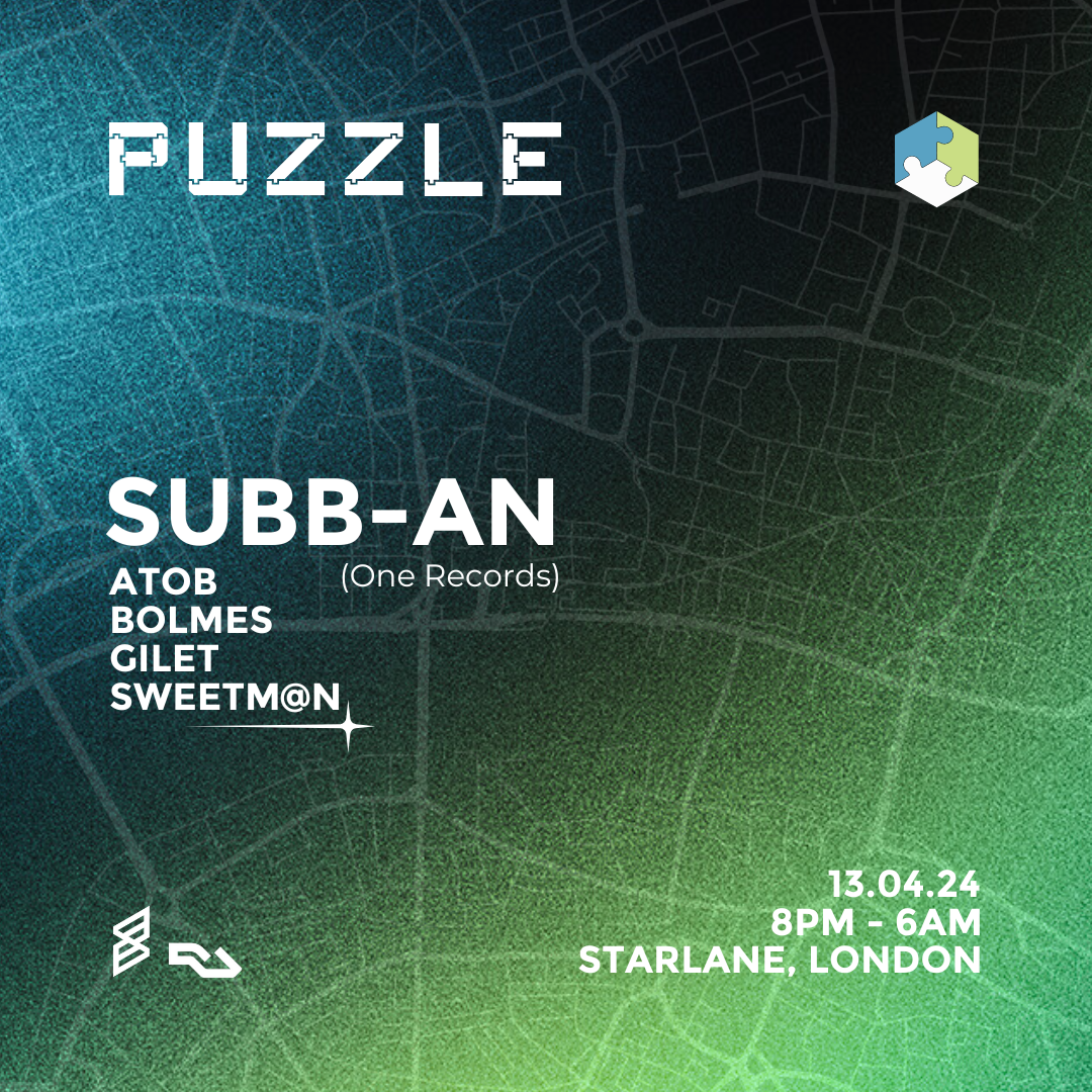 Puzzle presents: Subb-an - フライヤー表