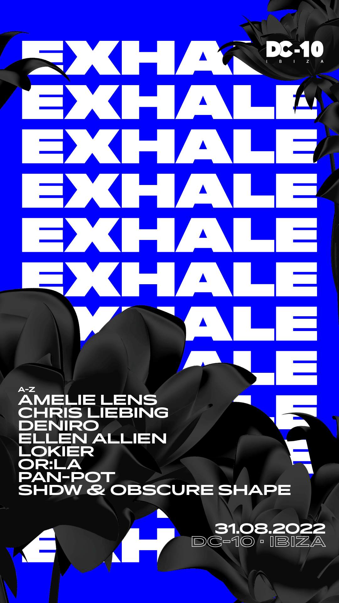 Exhale x DC10: 31 August 2022 - Página frontal