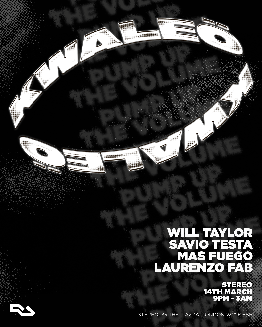 PUMP UP THE VOLUME with Will Taylor, Savio Testa, Mas Fuego, Laurenzo Fab - Página trasera