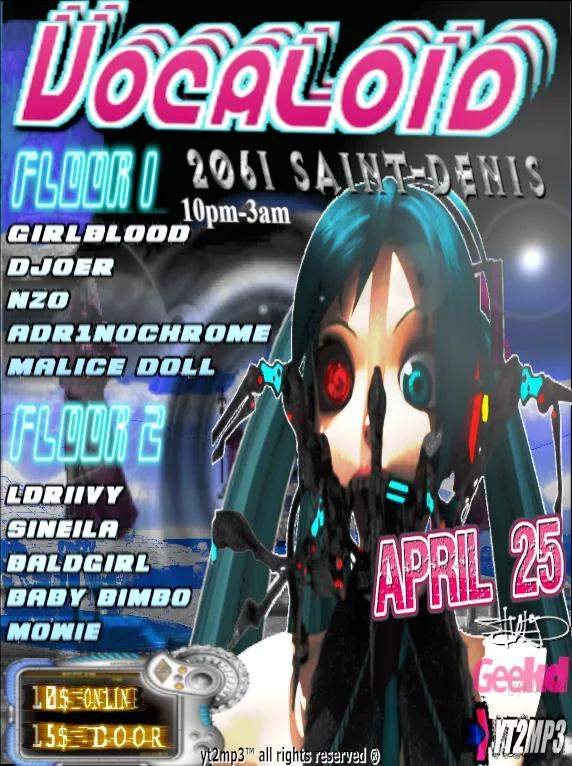 VOCALOID at Club2061, Montreal