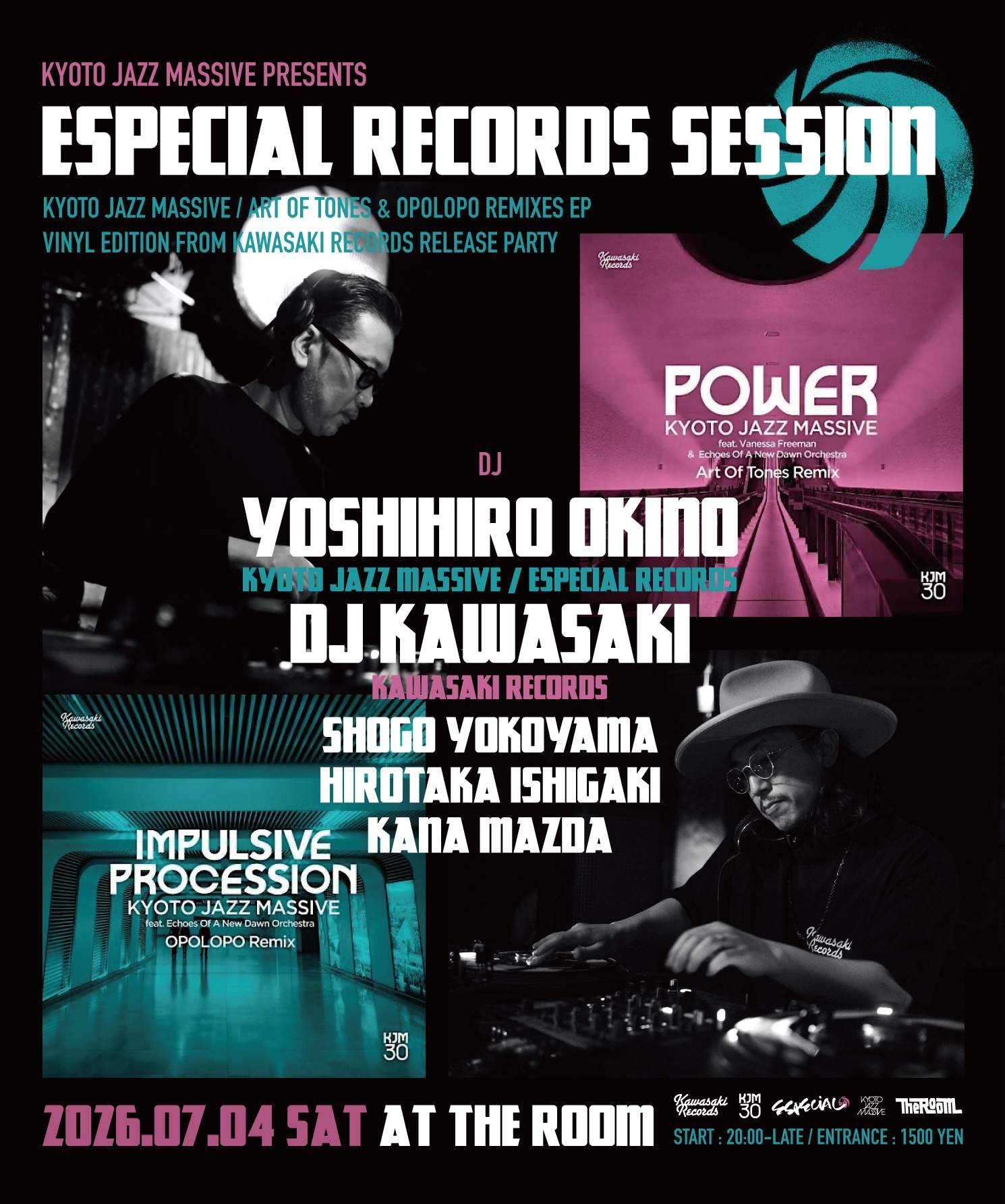 ESPECIAL RECORDS SESSION at The Room, 東京