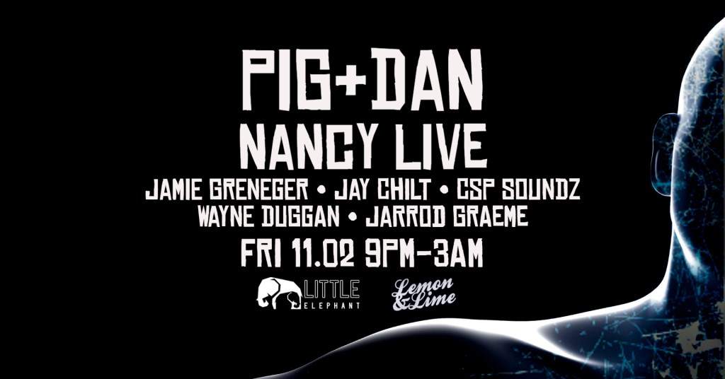 Pig & Dan and Nancy Live - Página frontal