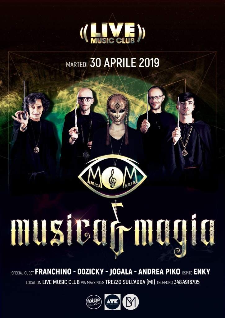 Musica e Magia - Special One Night al Live Music Club - フライヤー表