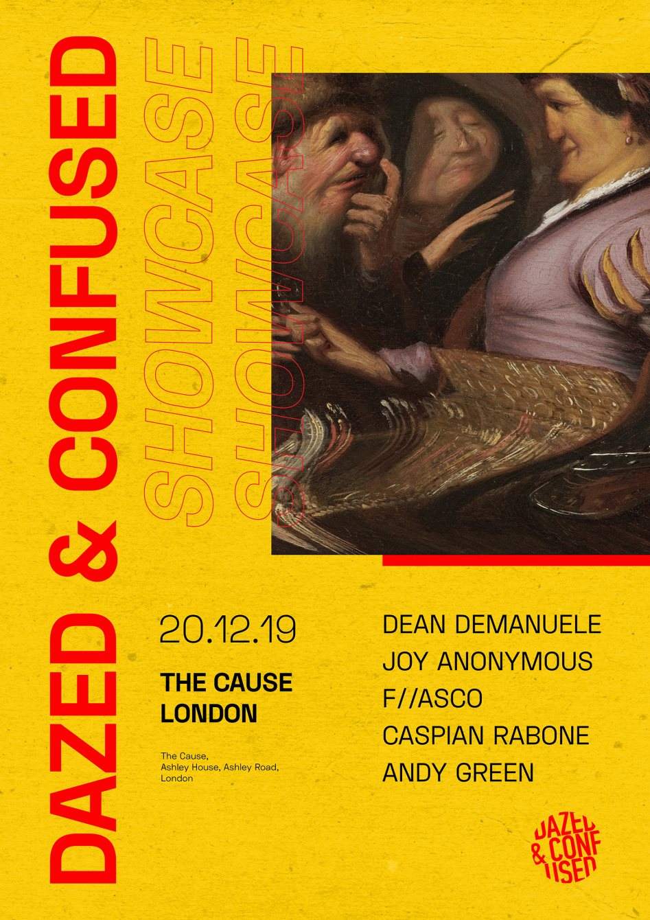 Dazed & Confused Showcase London - Página frontal
