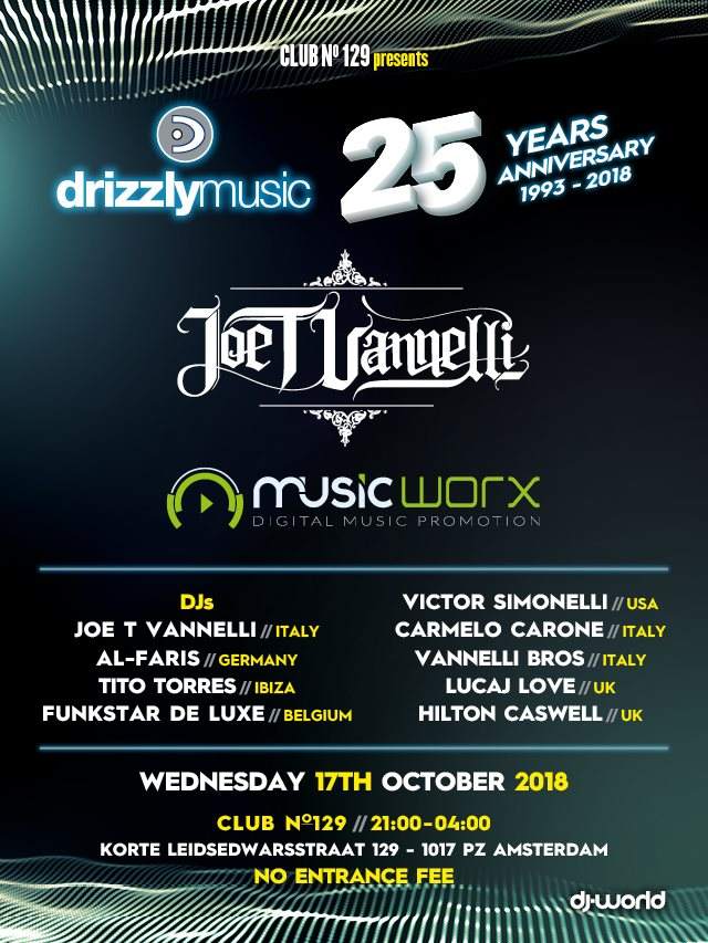 ADE - Drizzly Music 25th Anniversary - Página frontal